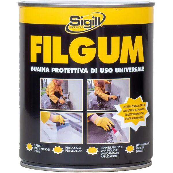 sigill membrana elastica filgum  750 g piastrellabile verniciabile posa anche sotto acqua