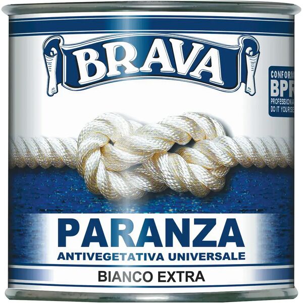 brava antivegetativa  750 ml paranza bianco extra universale 10 m² con 1 l da diluire