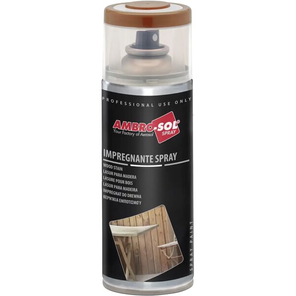 ambrosol impregnante spray per legno  rovere 400 ml 2,5-12,5 m² con 1 l