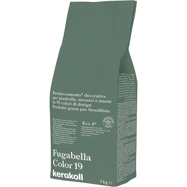 kerakoll stucco fugabella color  19 3 kg fuga 0-20 mm uso interno ed esterno