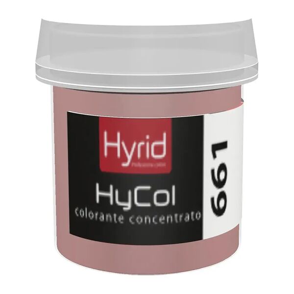 hyrid by covema colorante concentrato hycol 661 hyrid rosso accento 80 ml per finiture decorative