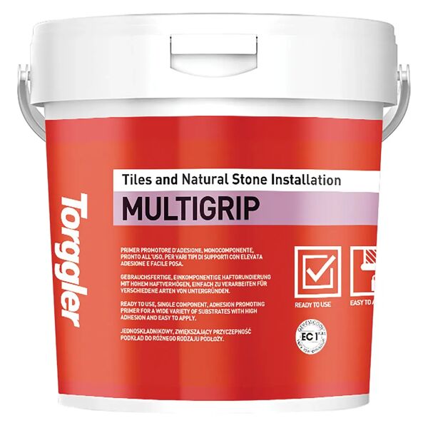 torggler primer di adesione  multigrip ampia varietÀ di supporti grigio 5 kg 0,3-0,5 kg/m²