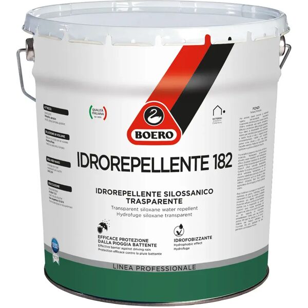 boero idrorepellente per facciate cin 5 l trasparente base acqua  4-6 m²/l pronto uso