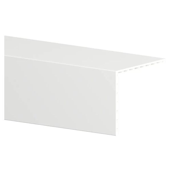 tecnomat coprifilo piatto bianco ang scat   barra 6,5 metri   80x100x6 mm