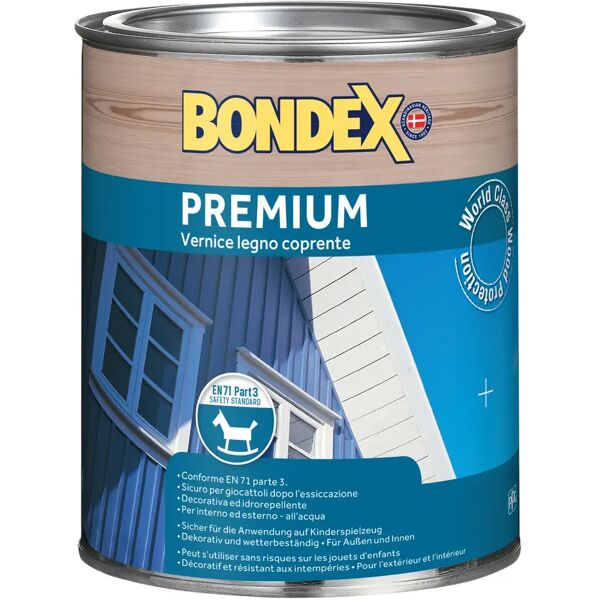 bondex vernice  premium 0,75l antracite acqua 0,75 l antracite resa 8-10 m²/l pronto uso