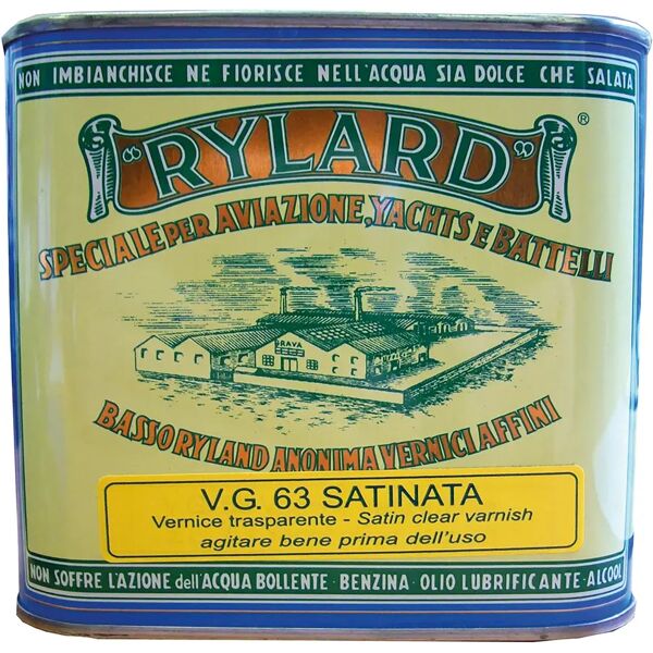 rylard vernice  vg 63 satinata 500 ml oleofenolica grassa 20 m² con 1 l da diluire