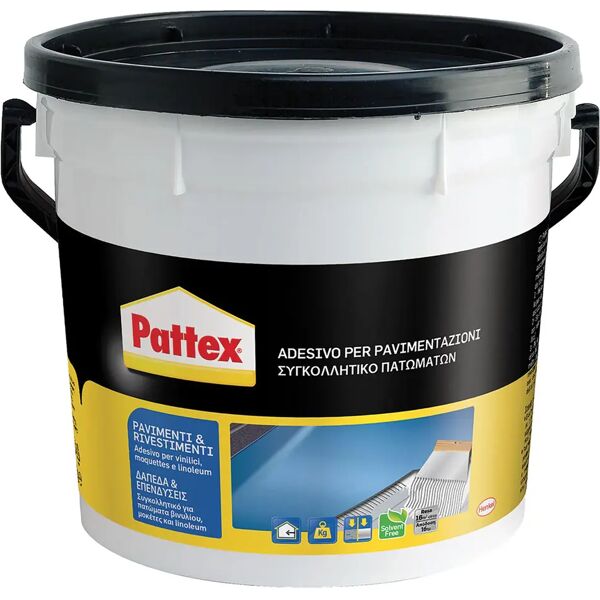 pattex adesivo pavimenti e rivestimenti  5 kg per vinilici moquettes e linoleum