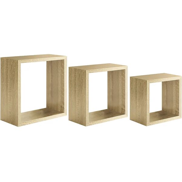 tecnomat tris cubo rovere sagerau34x34-30x30-26x26cm(hxl)profondita 15,5 cm