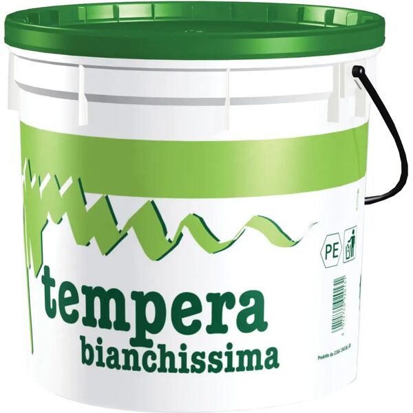 cipir tempera bianchissima  4 l ideale per box e cantine 3-4 m² con 1 l a 2 mani