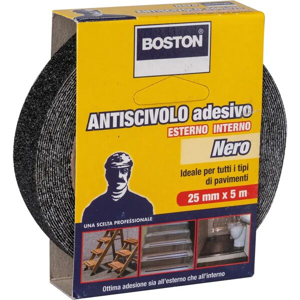 tecnomat nastro antiscivolo adesivo nero h 25 mm x l 5 m esterno interno