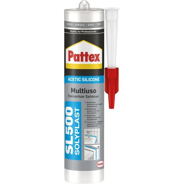 pattex silicone acetico  universale grigio 300 ml alta qualita