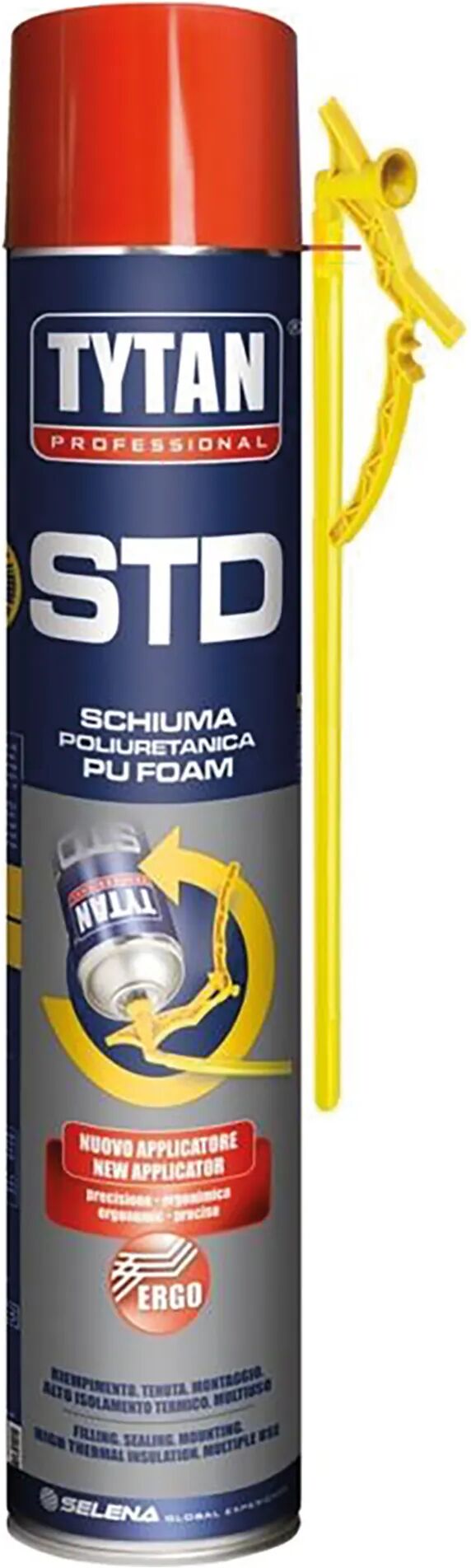 tytan schiuma poliuretanica  std 02 750ml manuale con ergo erogatore costruzione e sigillatura