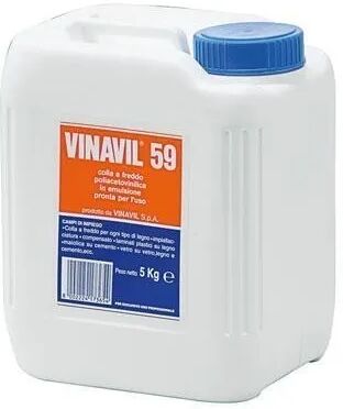 vinavil 59 5 kg adesivo acetovinilico per legno carta sughero tela piastrelle