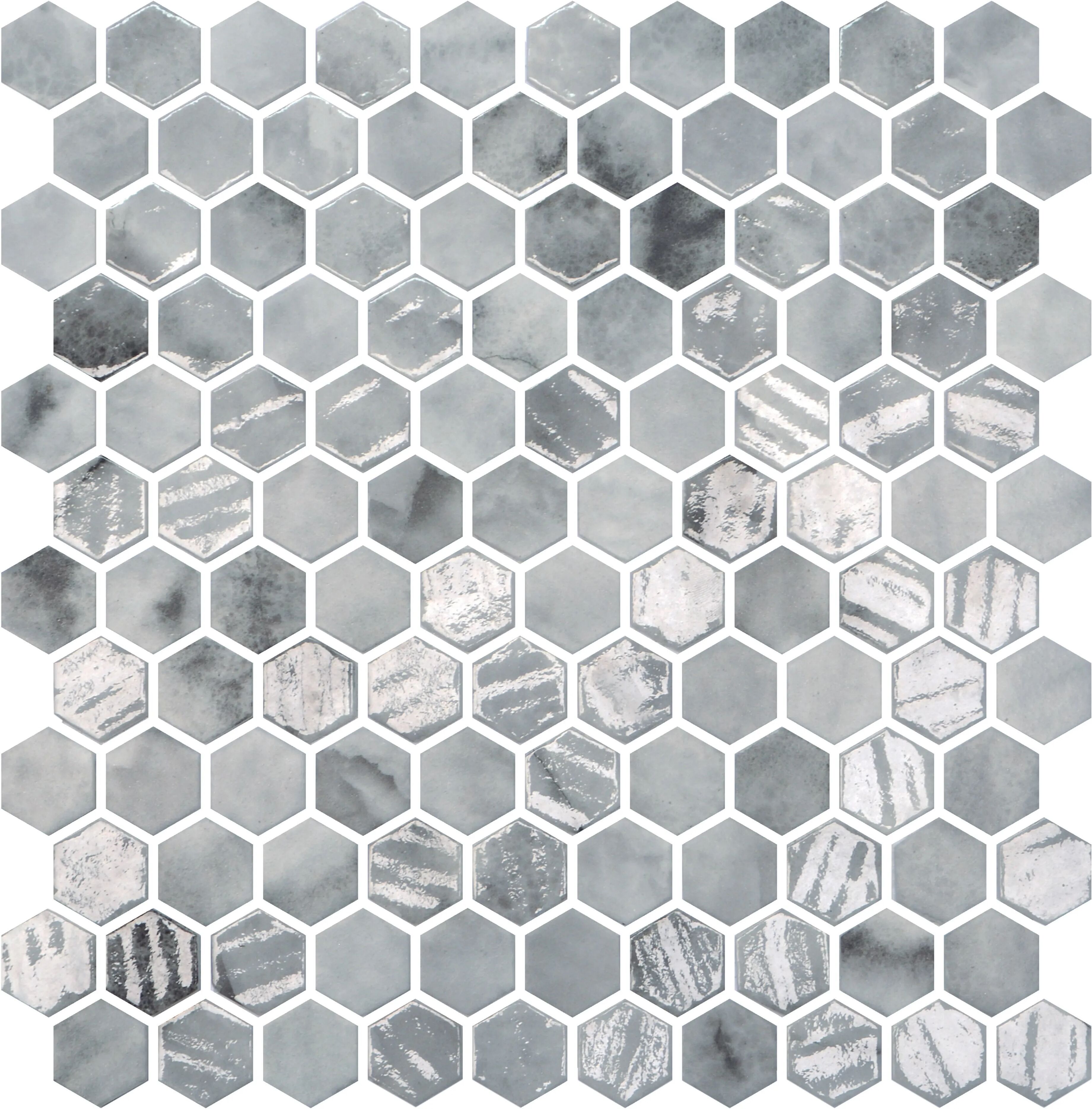 tecnomat mosaico hex onice lucido 30x30x0,49 pei 2 r4 pasta di vetro vendita al foglio