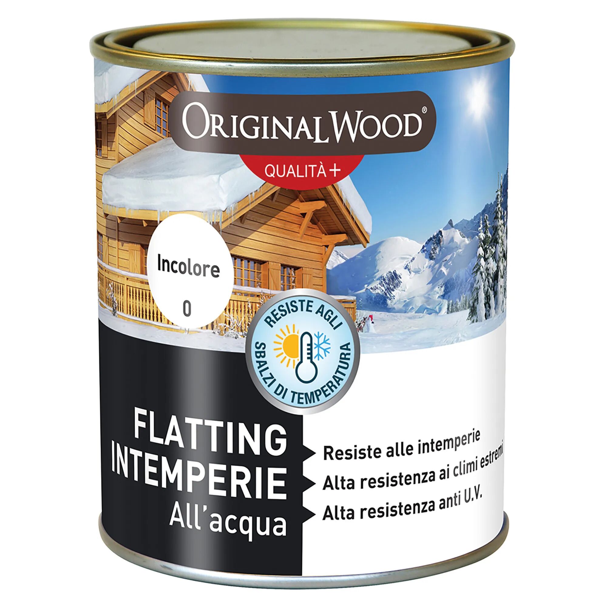 originalwood flatting acqua original wood qualita'+ 0,75 l incolore lucido pronto uso 12 m² con 1 l