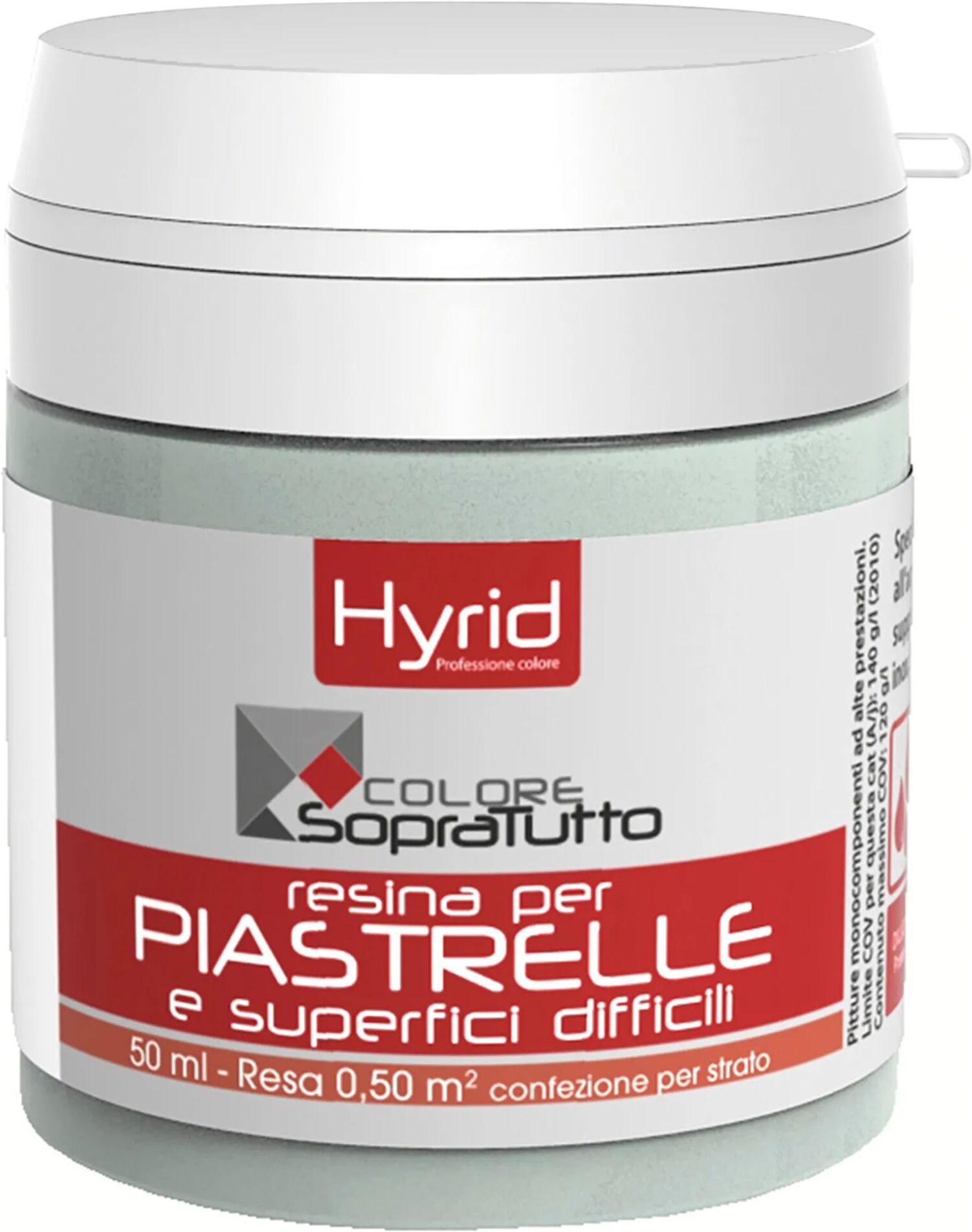 hyrid by covema resina piastrelle hyrid giada 50 ml per superfici difficili 10 m²  con 1 l pronto uso