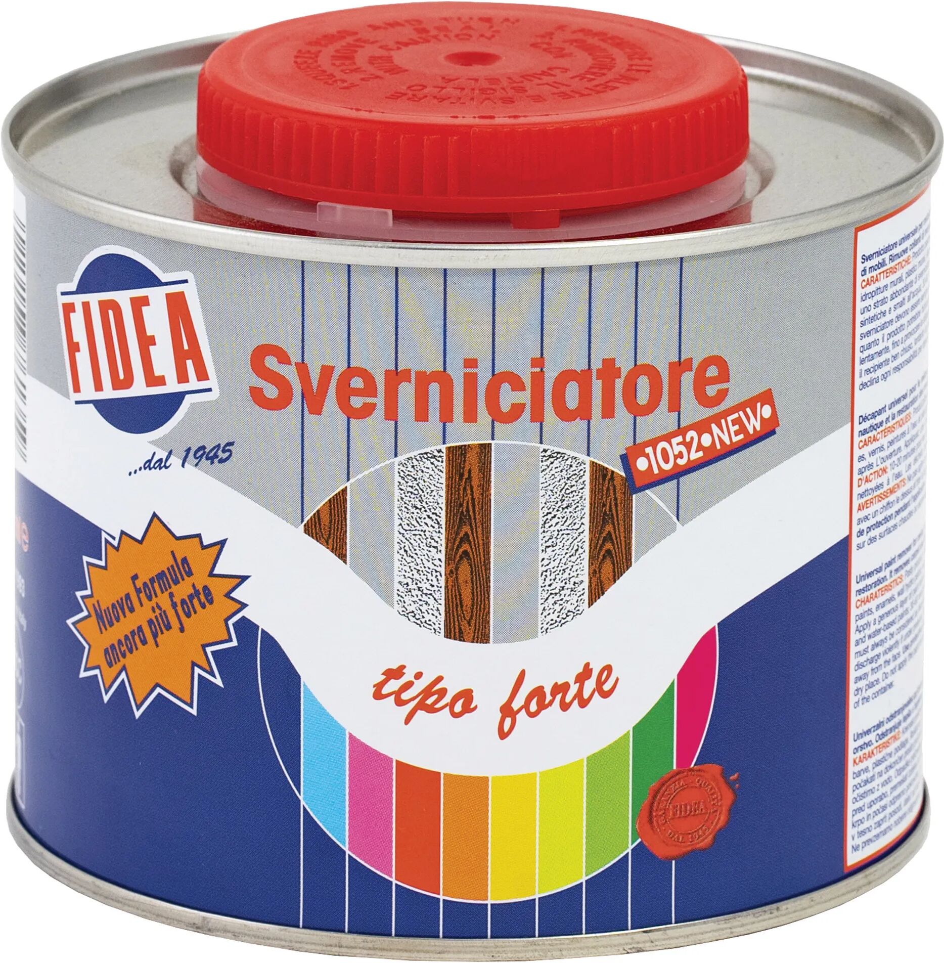 fidea sverniciatore  1052 new 375 ml universale esterno interno pronto uso