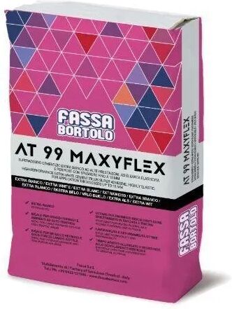 fassa superadesivo  at 99 maxyflex grigio 25 kg interni ed esterni