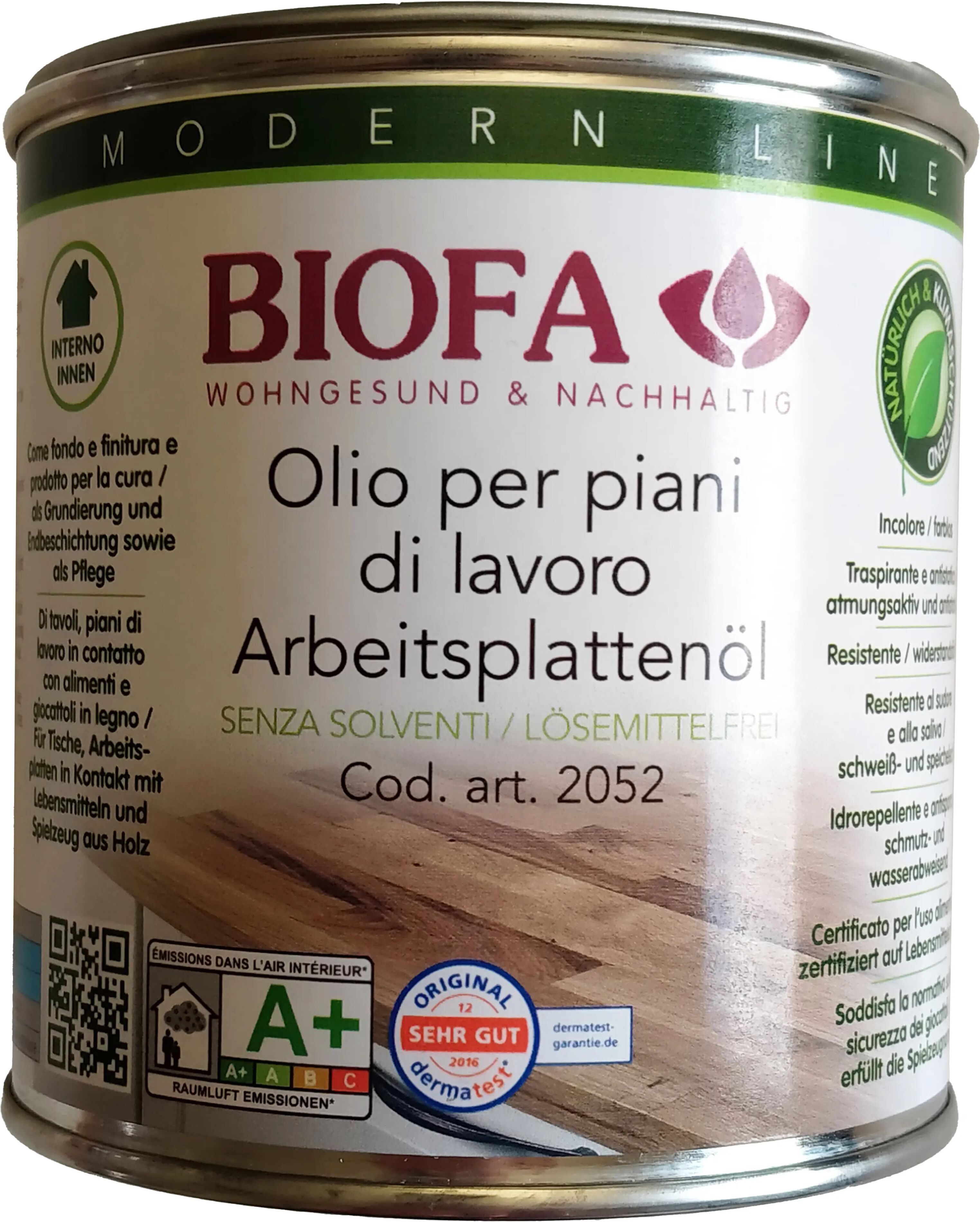 tecnomat olio piani di lavoro biofa incol 375 ml incolore superfici in legno resa 40 mq/l pronto uso