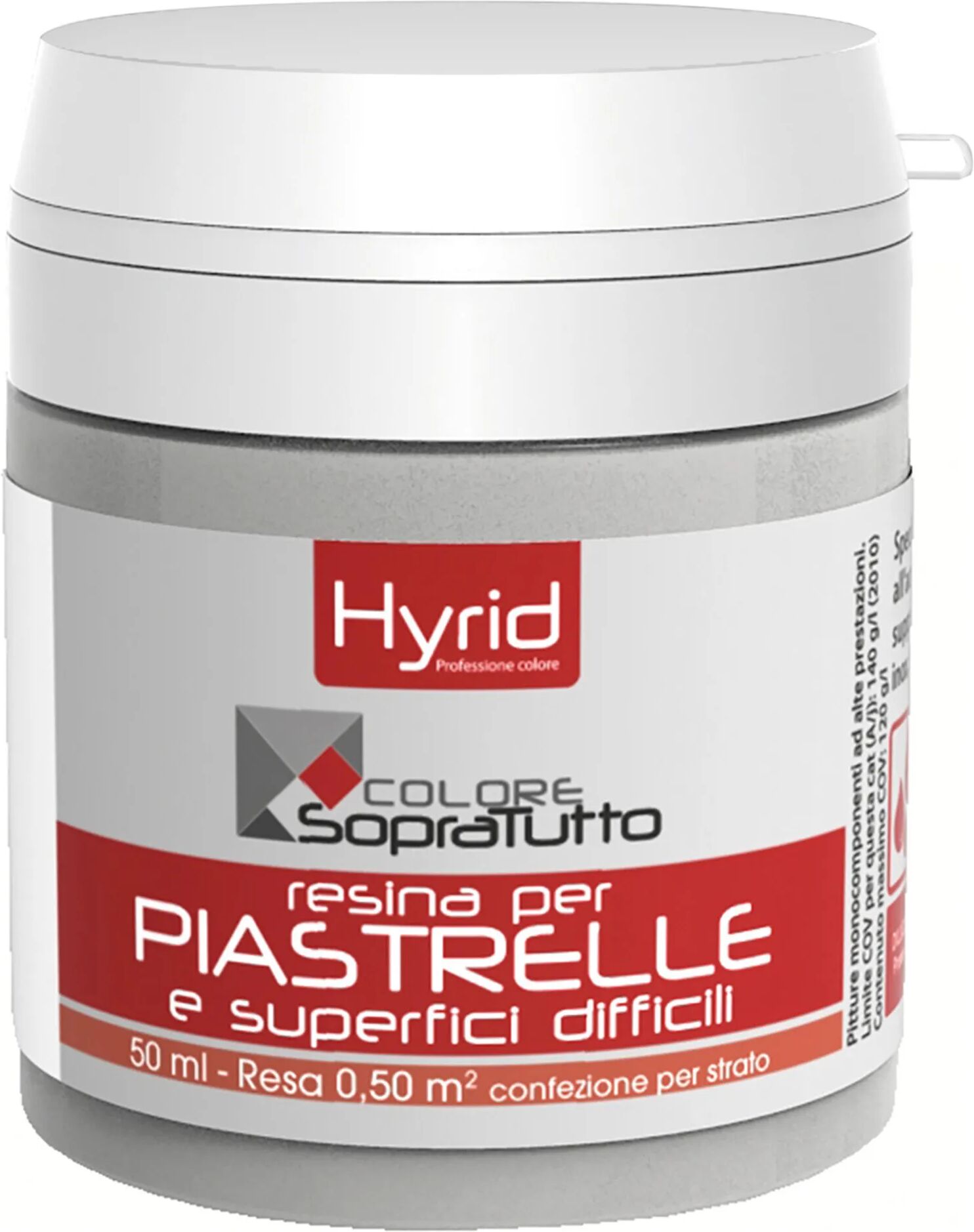 hyrid by covema resina piastrelle hyrid sabbia 50 ml per superfici difficili 10 m²  con 1 l pronto uso