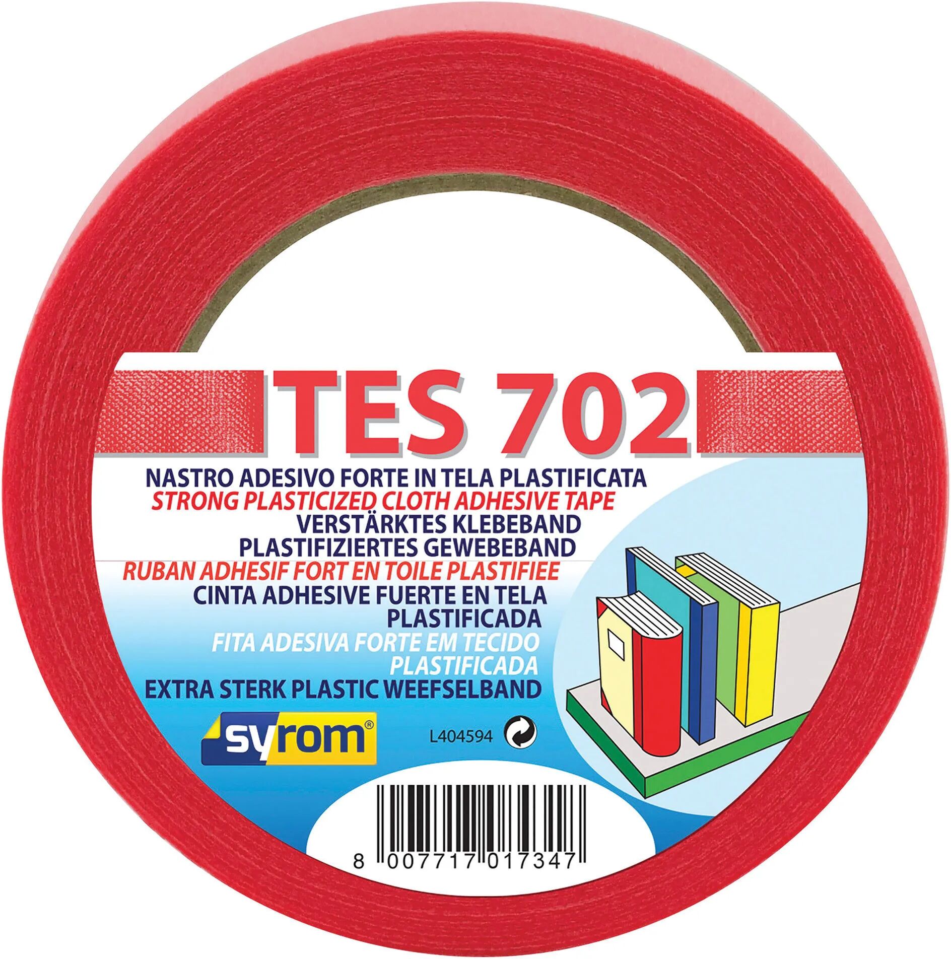 tecnomat nastro telato syrom h 50 mm x l 25 m per silossanici e silicati