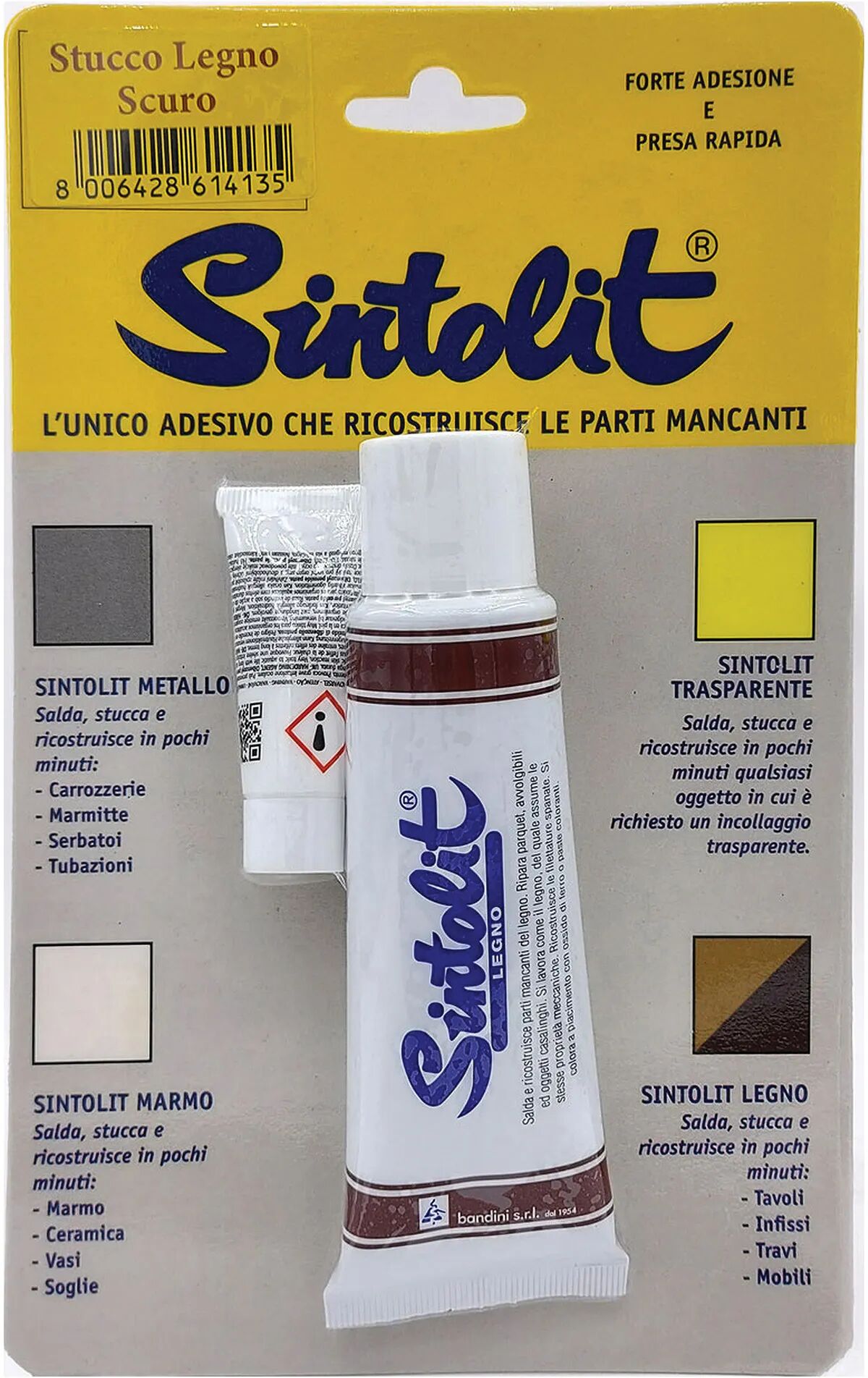 sintolit stucco legno scuro  60 ml bicomponente