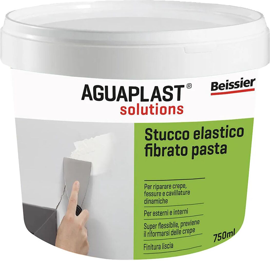 aguaplast stucco elastico fibrato pasta  neutro 750 ml spessori fino a 3 mm interno esterno