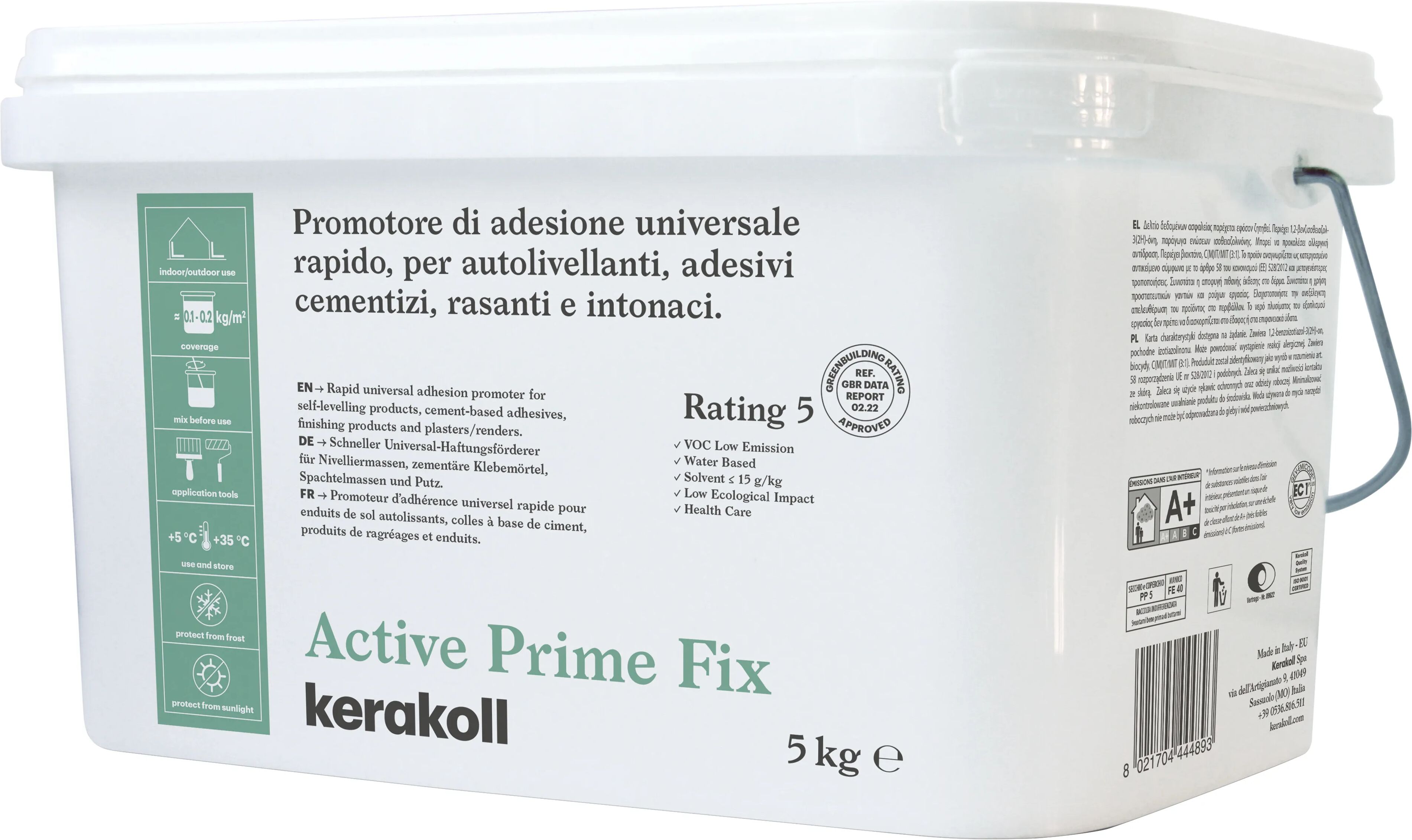 tecnomat adesivo active prime fix 5kg kerakoll