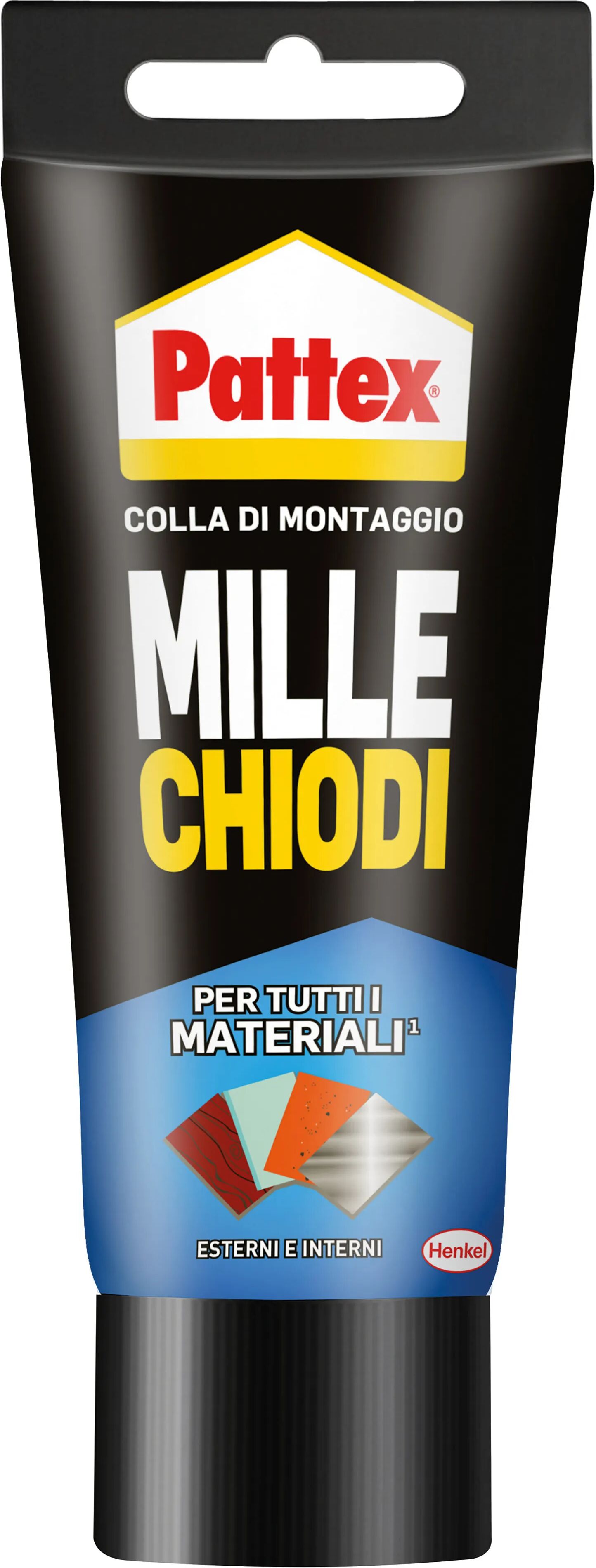 pattex millechiodi  interno esterno 340 g per tutti i materiali forte e riempitiva