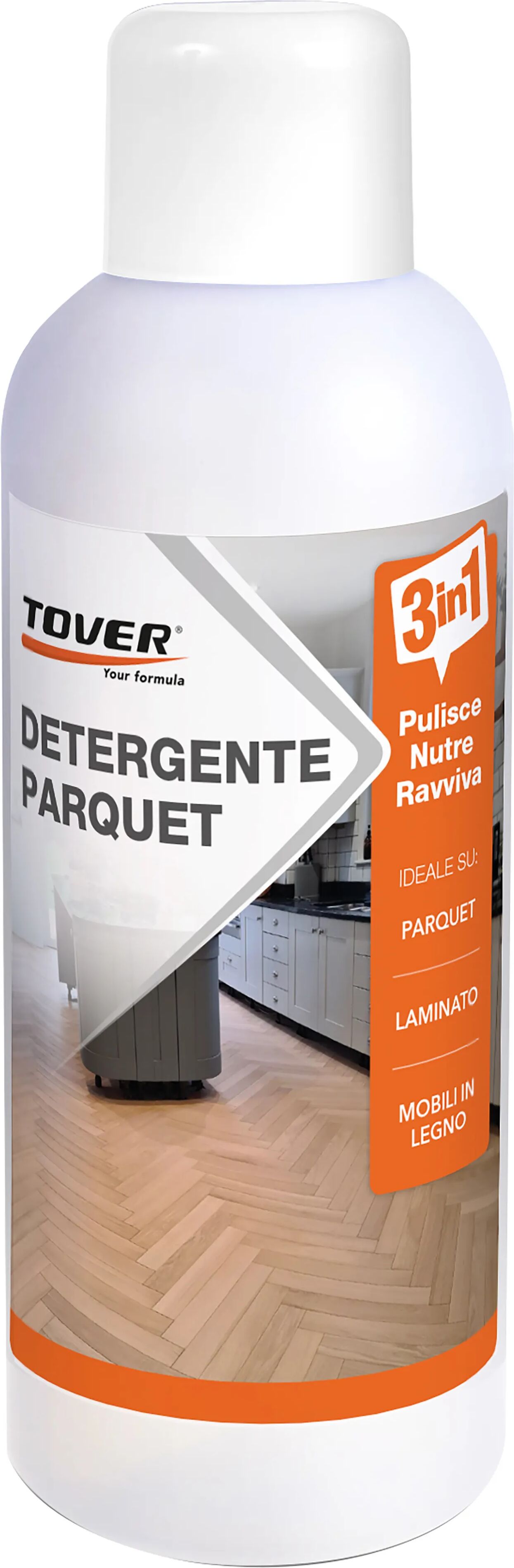 tecnomat detergente pulito parquet e laminato lava e nutre il pavimento  tover 1l