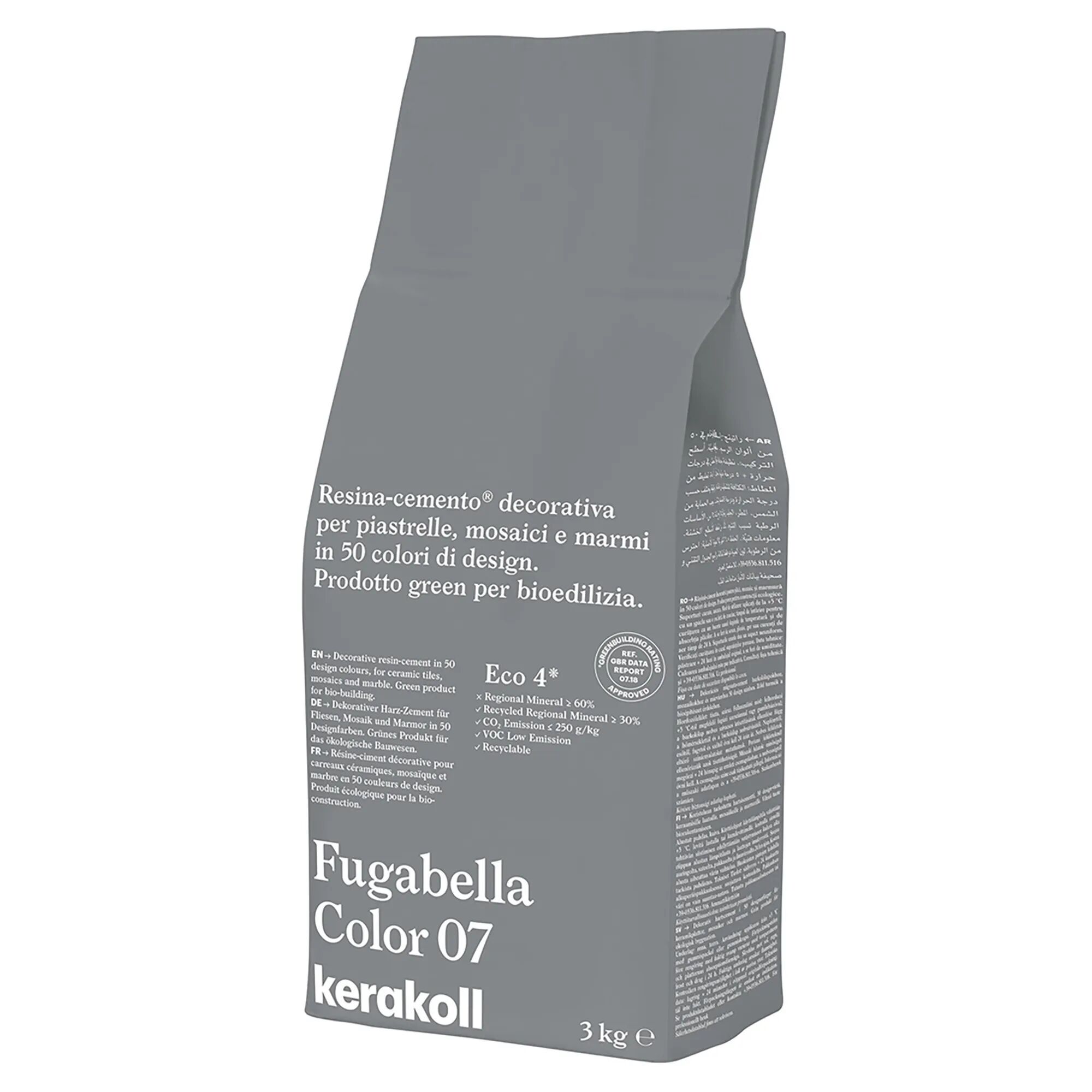 Kerakoll STUCCO FUGABELLA COLOR  07 3 Kg FUGA 0-20 mm USO INTERNO ED ESTERNO