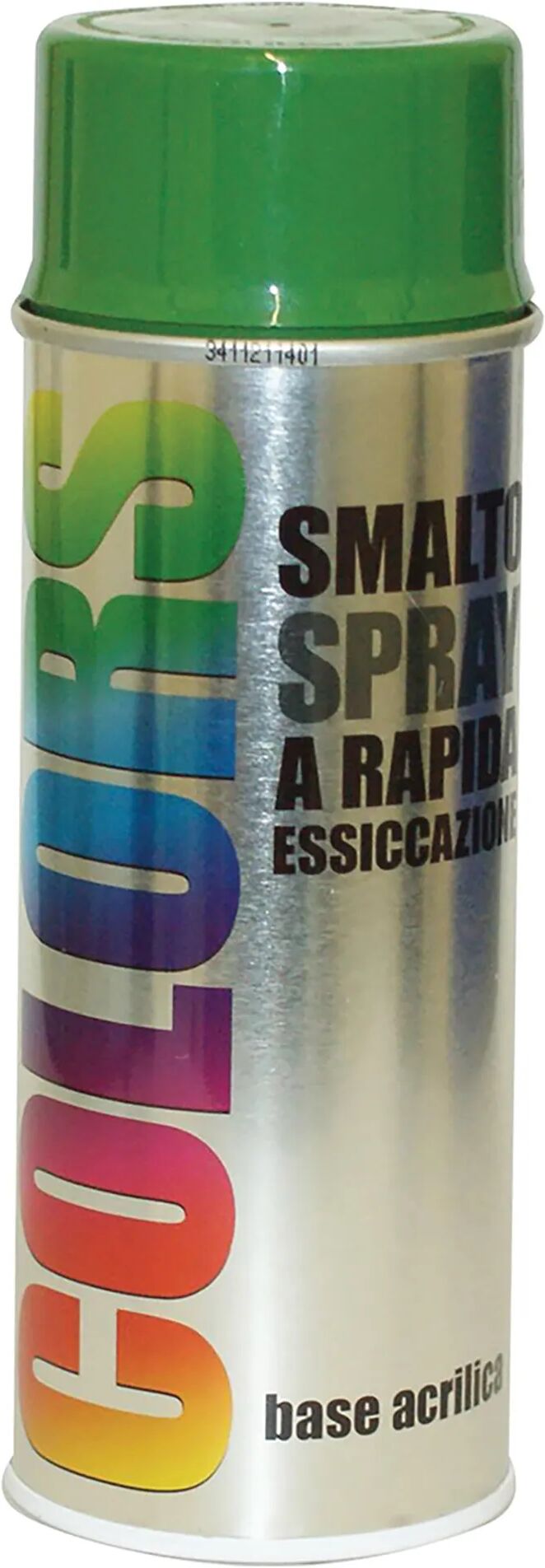 Motip SMALTO SPRAY COLORS  RAL 6002 VERDE FOGLIA 400 ml 2 - 4 m² CON 1 l