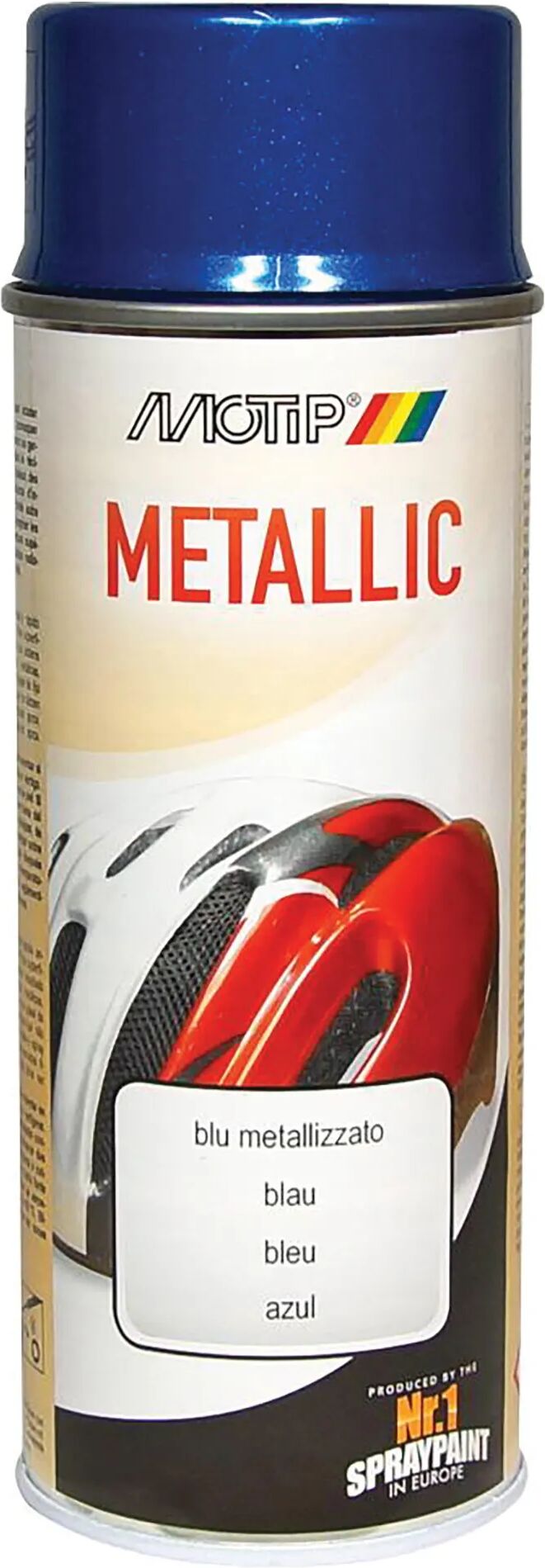 Motip SMALTO SPRAY METALLIC  BLU 400 ml 2,5 m² CON 1 l