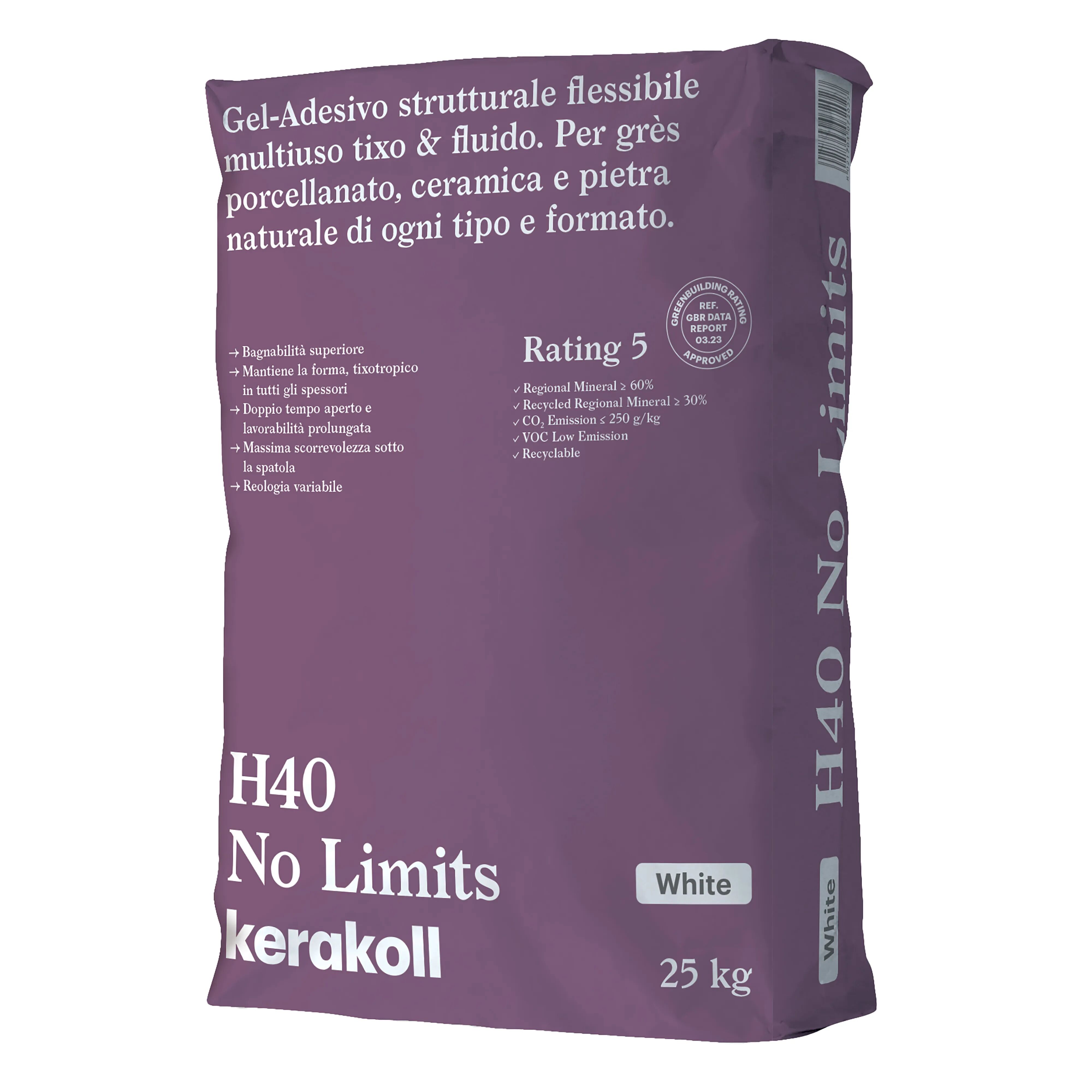 Kerakoll ADESIVO H40 NO LIMITS  25 kg BIANCO