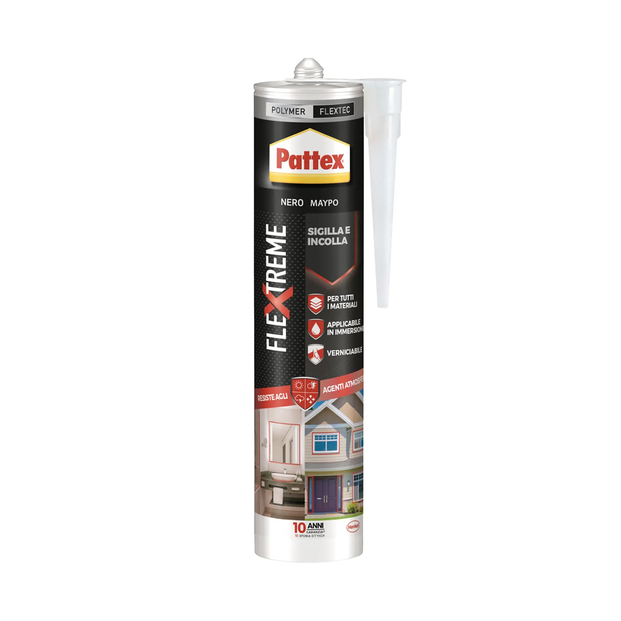 Pattex ADESIVO POLIMERICO  NERO 280 ml