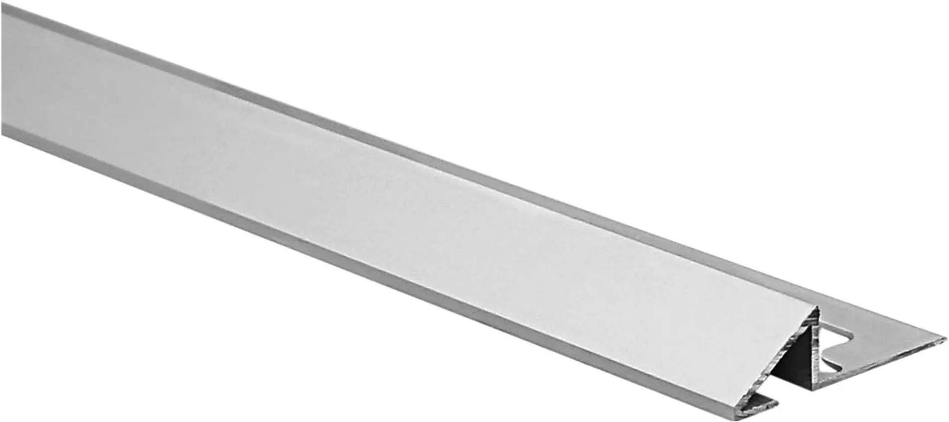 Arcansas PROFILO SCIVOALU ALLUMINIO ARGENTO 270 cm H 10 mm