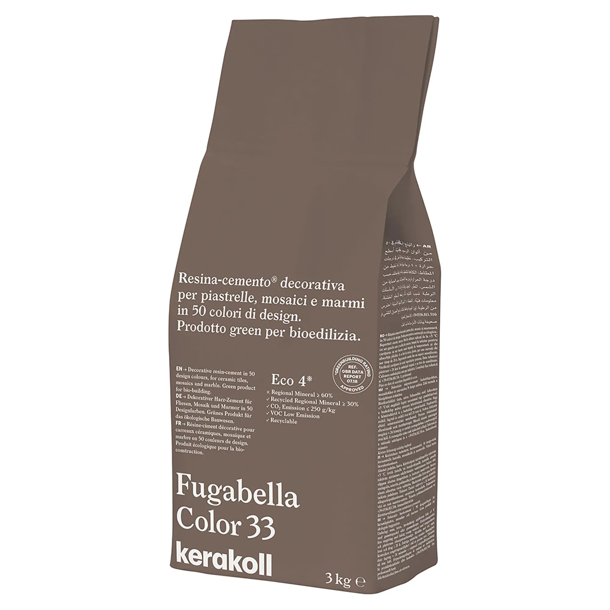 Kerakoll STUCCO FUGABELLA COLOR  33 3 Kg FUGA 0-20 mm USO INTERNO ED ESTERNO