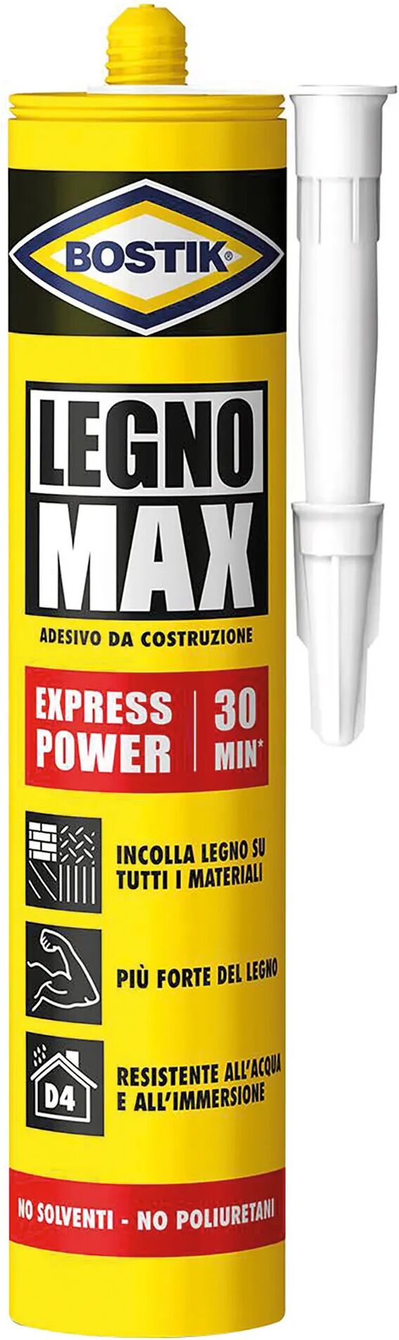 Bostik COLLA  LEGNO MAX EXPRESS 380 g LEGNO SU TUTTI I MATERIALI 380 g