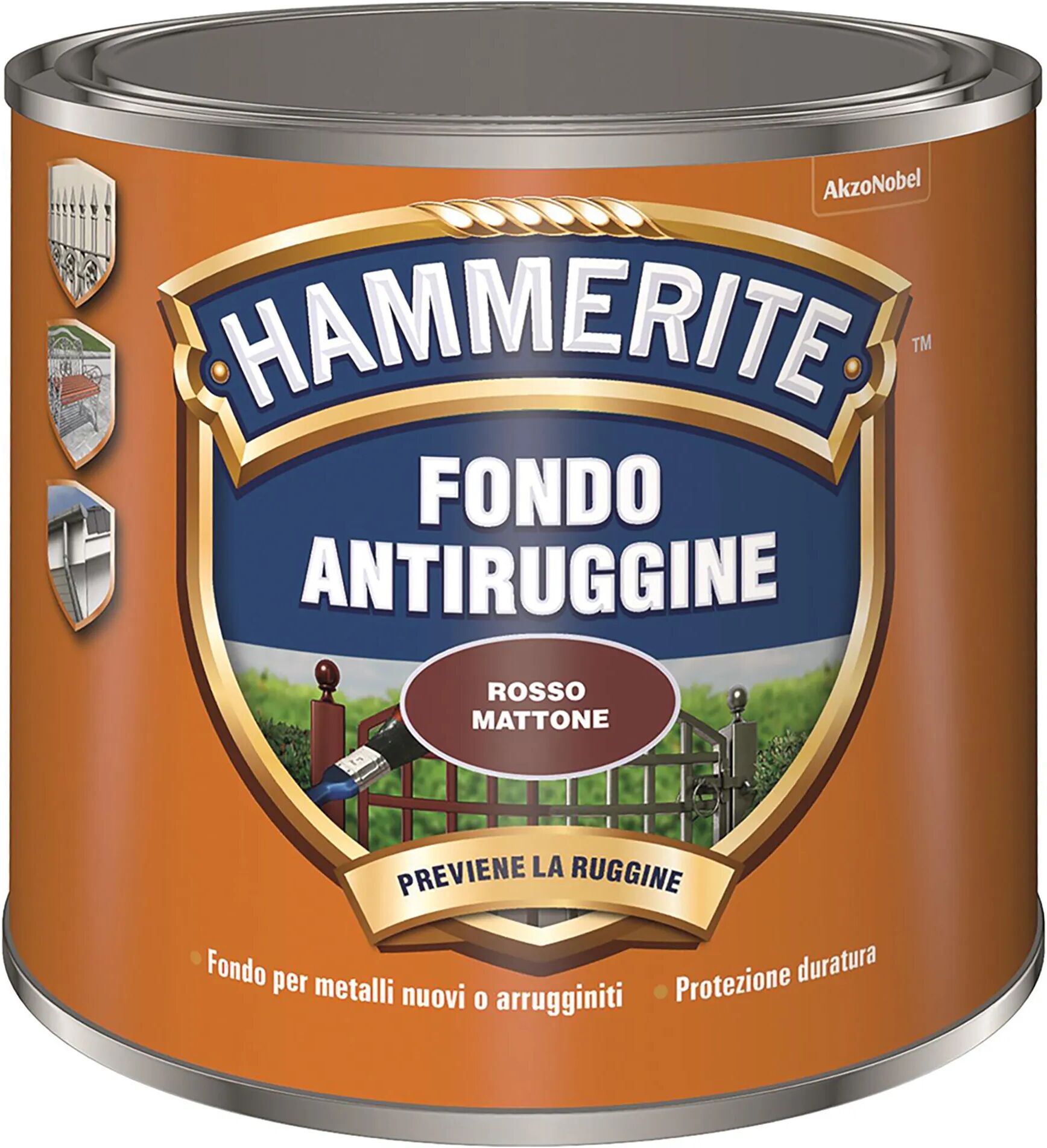 Hammerite FONDO ANTIRUGGINE  0,5 l ROSSO ALTA COPERTURA