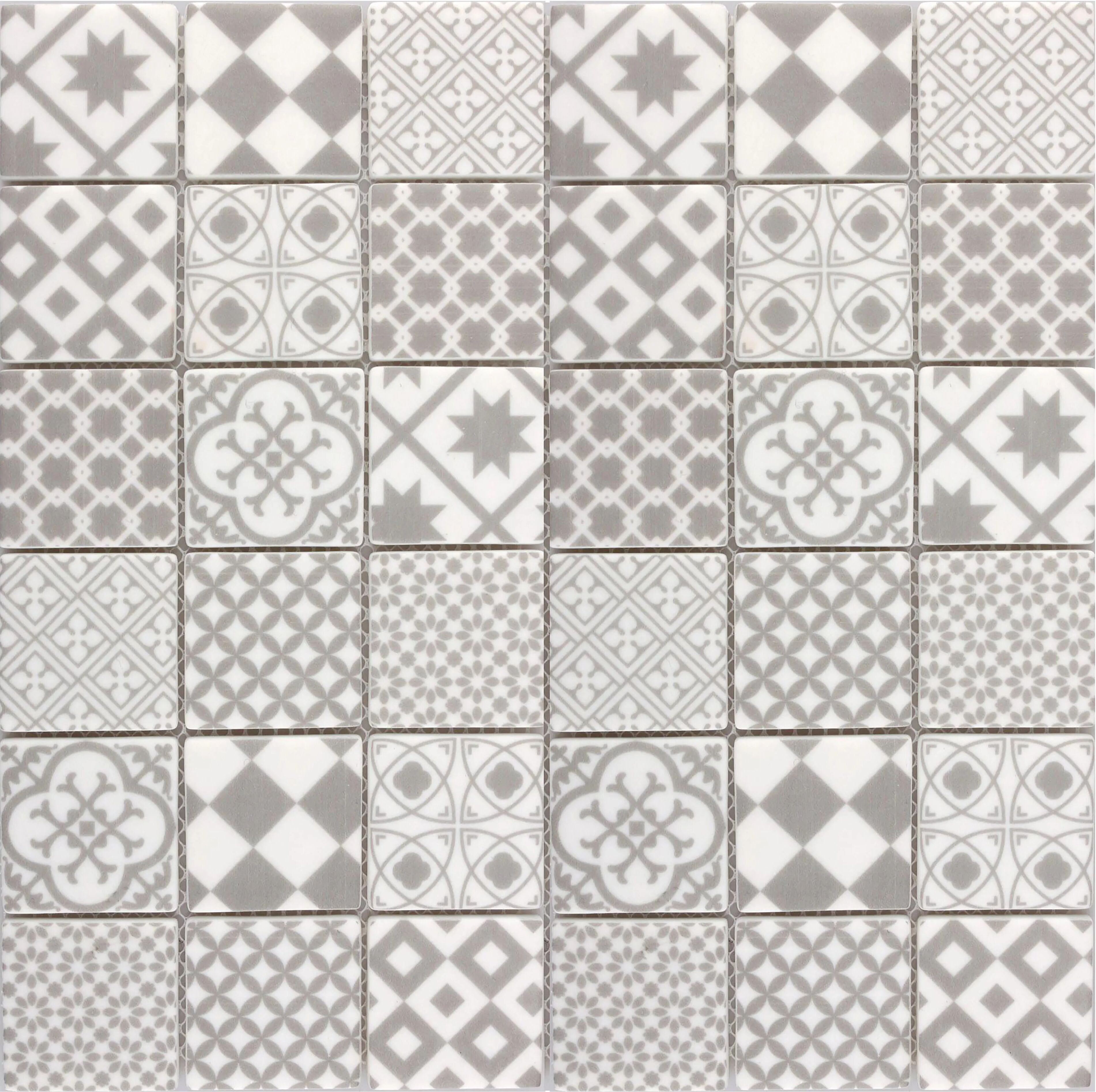 Tecnomat MOSAICO INTERNO ESTERNO URBAN GREY 29,8x29,8x0,6 cm AL PEZZO PASTA VETRO RICICLATO