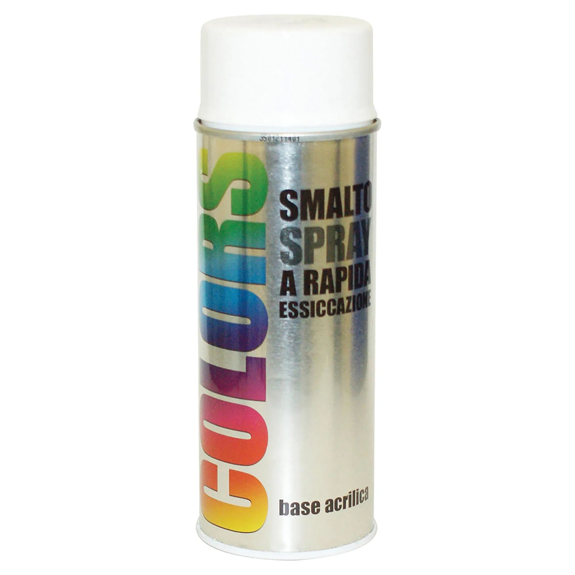 Motip SMALTO SPRAY COLORS  RAL 9010 BIANCO PURO LUCIDO 400 ml 2 - 4 m² CON 1 l