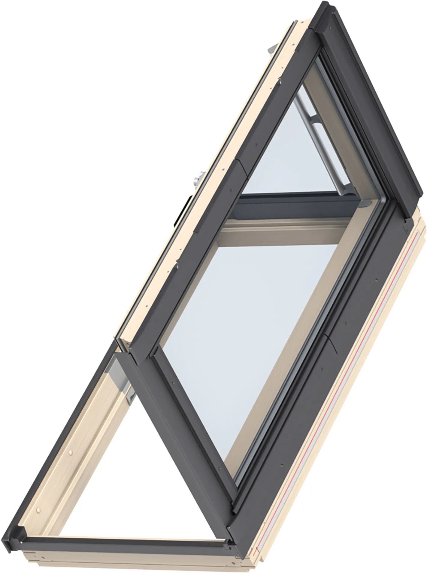 Velux FINESTRA DA TETTO  IN PINO APERTURA A LIBRO 78x98 cm (LxH) GXL MK04 3070