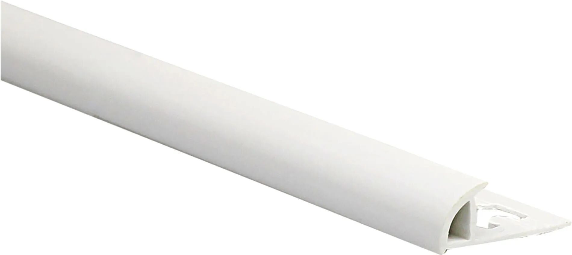 Arcansas PROFILO ECOROND PVC SATINATO BIANCO 250 cm H 6 mm