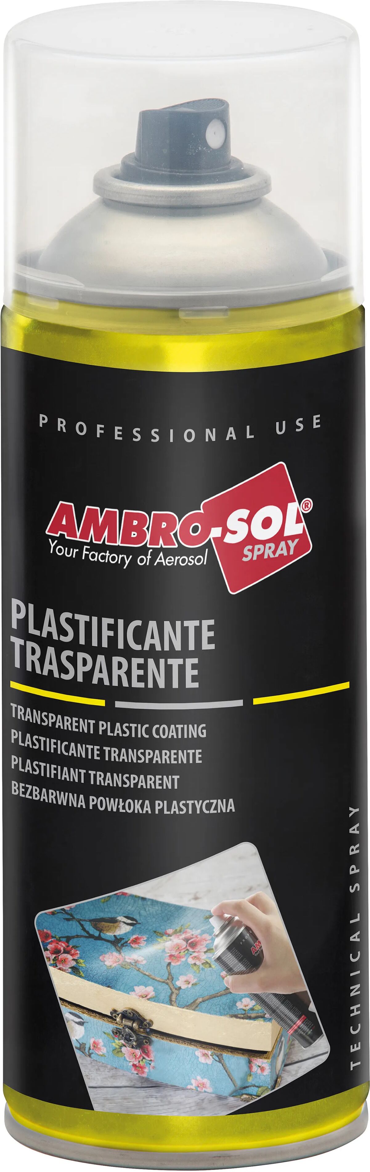 Ambrosol SPRAY PLASTIFICANTE  400 ml 5 m² CON 1 l