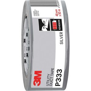 3M NASTRO RIPARAZIONE P333 48mm x 50m SILVER ALTA RESISTENZA STRAPPABILE A MANO 3M NASTRO RIPARAZIONE P333 48mm x 50m SILVER ALTA RESISTENZA STRAPPABILE A MANO