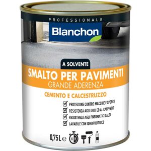 Blanchon SMALTO PAVIMENTI SOLVENTE 0,75l ALLUMINIO 12 m² CON 1 l PRONTO USO Blanchon SMALTO PAVIMENTI SOLVENTE 0,75l ALLUMINIO 12 m² CON 1 l PRONTO USO