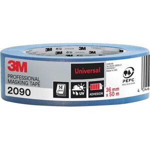 3M NASTRO MASCHERATURA 2090 36mm x 50m BLU WASHI INTERNO ESTERNO SUPERFICI LISCE/POCO RUVIDE 3M NASTRO MASCHERATURA 2090 36mm x 50m BLU WASHI INTERNO ESTERNO SUPERFICI LISCE/POCO RUVIDE