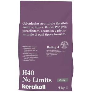 Kerakoll H40 Colla Strutturale Flessibile Grigia - Colla per Piastrelle Kerakoll H40 Colla Strutturale Flessibile Grigia - Colla per Piastrelle