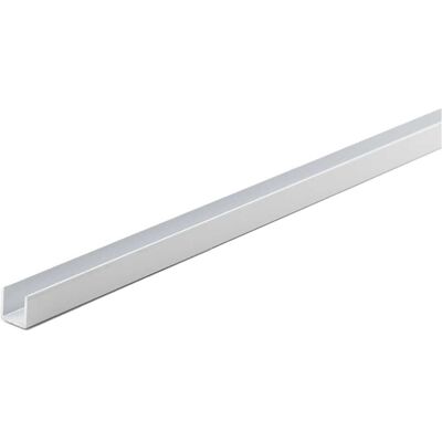 Arcansas PROFILO U ALLUMINIO 10x20x1 mm 2 m ARGENTO SATINATO Arcansas PROFILO U ALLUMINIO 10x20x1 mm 2 m ARGENTO SATINATO