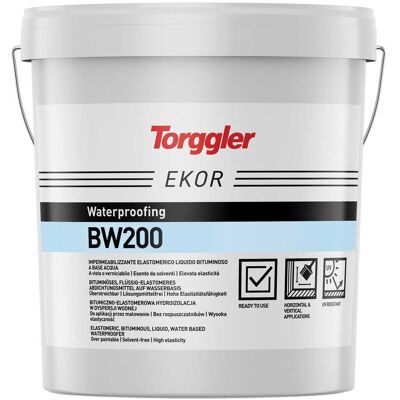 Torggler GUAINA ELASTOMERICA BITUMINOSA 5 kg PIASTRELLABILE BW200 INODORE E NON INFIAMMABILE Torggler GUAINA ELASTOMERICA BITUMINOSA 5 kg PIASTRELLABILE BW200 INODORE E NON INFIAMMABILE